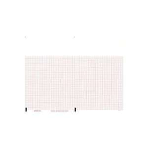   EKG/ECG 3 Channel Perforated 8.5x5.5 Orange Grid 300/Pk by, Burdick