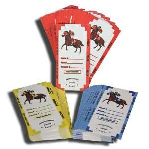  HORSE RACING TOTE TICKETS SET OF 75 WIN, PLACE, SHOW: Home 