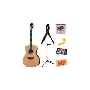 Taylor GC7e Grand Concert Acoustic Electric Guitar Bundle with Stand 
