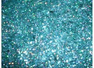 D00271 PREMIUM Grade Glitter 1/24 Flake   Aqua Opal  