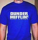 BLUE like The Office Dunder Mifflin Tee Shirt (M)