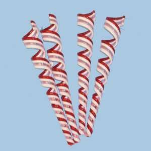   of 48 Peppermint Twist Red/White/Pink Icicle Ornaments: Home & Kitchen