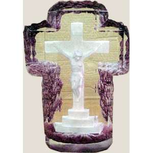  Jesus on Cross Acrylic Resin Sculpture Lamp: Home 