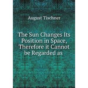  The Sun Changes Its Position in Space, Therefore it Cannot 