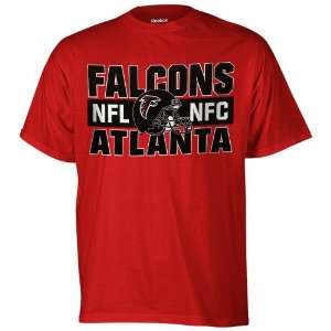   Falcons Tee : Reebok Atlanta Falcons Youth Blockbuster T Shirt   Red