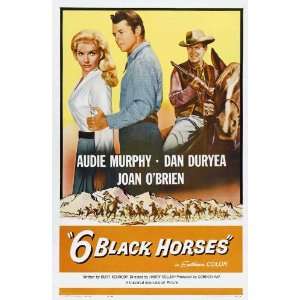  Six Black Horses (1962) 27 x 40 Movie Poster Style A: Home 