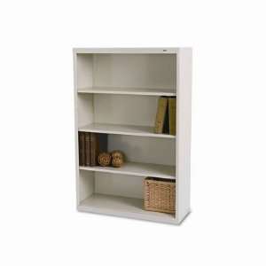  Metal Bookcase, 4 Shelves, 34 1/2w x 13 1/2d x 52 1/2h 