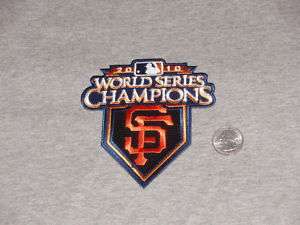 2010 World Series Champions Patch SF Giants FREESHIP  