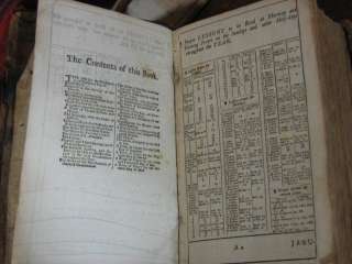 ANTIQUE HOLY BIBLE THOMAS BASKETT 1ST LEATHER 1743 KJV  