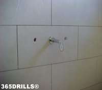 Kitchen cabinet tile drills granite floor worktop bit  