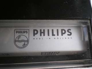 Vintage Philips AM FM Clock radio 22RS 274/42R late 1960s  