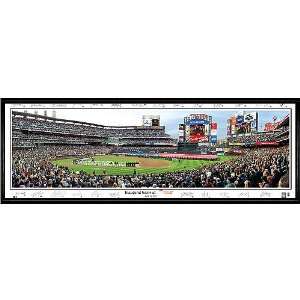 New York Mets Inaugural Game at Citi Field 2009 with Signatures Framed 