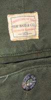 Mens Pants 32X32 Dark Green Cotton G.H. Bass Co  