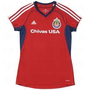  adidas Womens Chivas USA 2012 Replica Home Jersey: Sports 