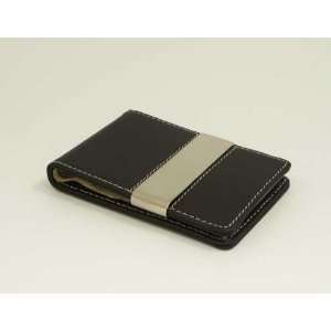   /Credit Card Case With Built In Money Clip, Black: Home & Kitchen