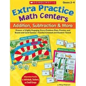   Practice Math Centers   Addition  Subtraction ; More