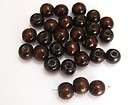 100 pcs Black Round Wood Beads 14mm Wooden Beads  