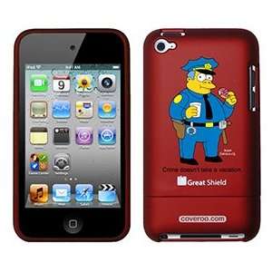  Chief Wiggum on iPod Touch 4g Greatshield Case 