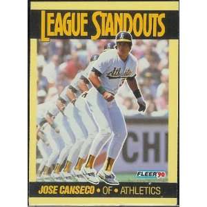   1990 Fleer League Standouts #4 Jose Canseco [Misc.]
