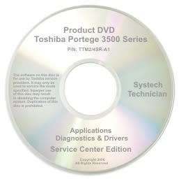 Toshiba Portege 3500 3505 Restore Recover Repair CD DVD  