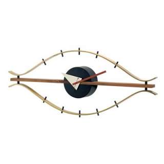 George Nelson wooden ATOMIC eye Clock 50s 60s Mod 30  