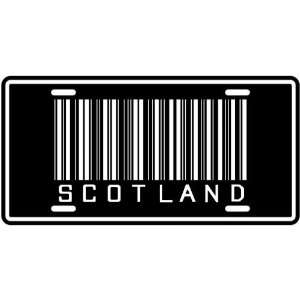   : NEW  SCOTLAND BARCODE  LICENSE PLATE SIGN COUNTRY: Home & Kitchen