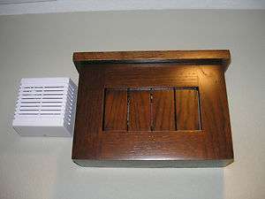   Style Door Chime Bell (Custom built   choose wood & stain)  