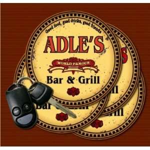  ADLES Family Name Bar & Grill Coasters: Kitchen & Dining