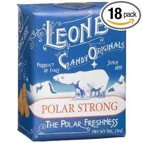 Leone Candy Originals, Polar Strong, 1 Ounce Boxes (Pack of 18 