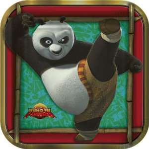   Kung Fu Panda Dinner or Lunch Square Party Plates 8 ct Toys & Games