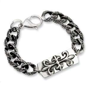  Chisel Stainless Steel Antiqued Gothic Bracelet Chisel Jewelry