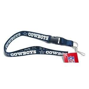  Dallas Cowboys NFL Breakaway Lanyard With Key Ring: Sports 
