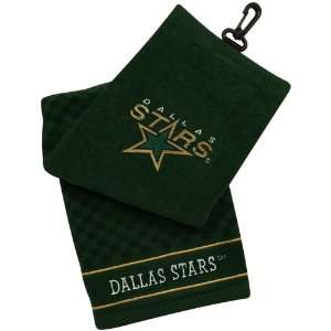  NHL Dallas Stars Embroidered Tri Fold Golf Towel   Green 