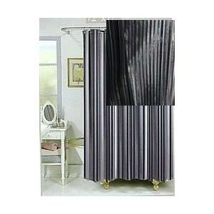 Sparking Stripe Shower Curtain Delton Gray 