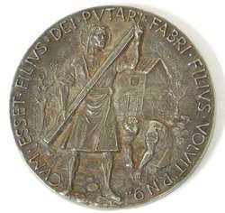 Vatican Silver Medallion Pope Leo XIII And Pope Paul VI  