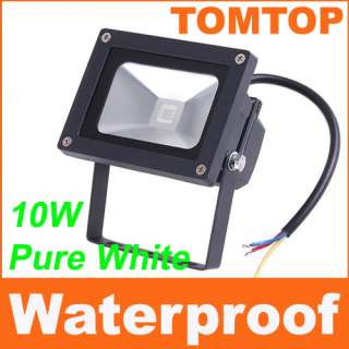 Waterproof 10W 9 LED Flood Light Pure White AC 85 264V  