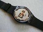   non working 1989 swiss swatch watch Wipe Out dummy black orange