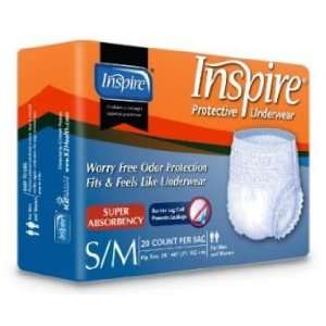  K2 Health Products PTUSA4M Inspire Protective Underwear 