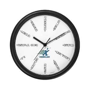  Excel Function Clock Friends Wall Clock by CafePress: Home 