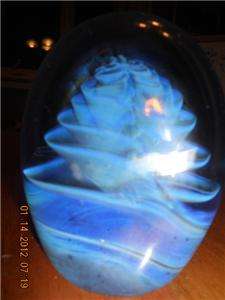 FABULOUS ARTIST SIGNED DATED STUDIO ART GLASS PAPERWEIGHT NO RESERVE 