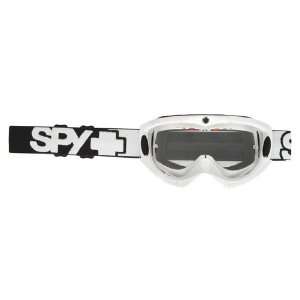  Spy Optic Alloy White Clear AFP Goggles Automotive