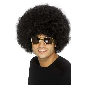  Black 1970s Funky Afro Wig [Toy] Toys & Games