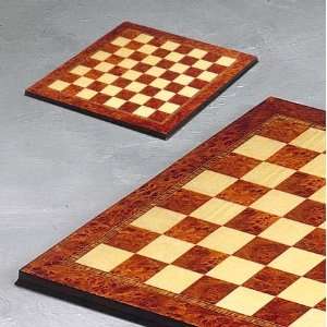  Giglio Italian Wooden Chess Board in Olmo 1.7 Square in 