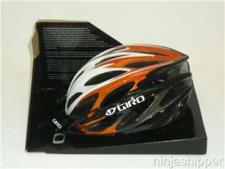 12 Giro Athlon Metallic Orange Black Bicycle Helmet Medium New  