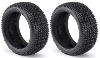 AKA Racing 1/8 Buggy City Block Tires with Inserts Medium Compound