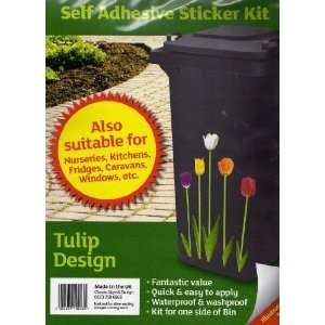  Wheelie Bin Self Adhesive Sticker Kit. Tulip Design Patio 