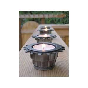 Resource Revival Recycled Bike Part Tea Light Candle Holder:  