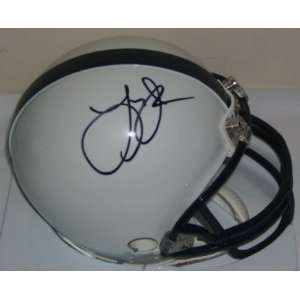  Larry Johnson Signed Penn State Mini Helmet: Everything 