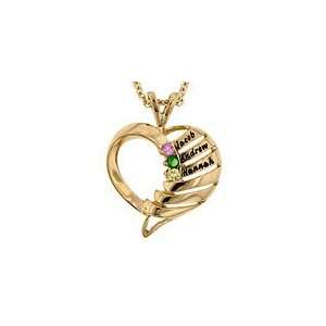  10K Luv Ya Heart Name Pendant, Mothers Jewelry Jewelry