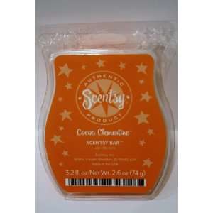 : Cocoa Clementine Scentsy Bar Wickless Candle Tart Warmer Wax 3.2 Fl 